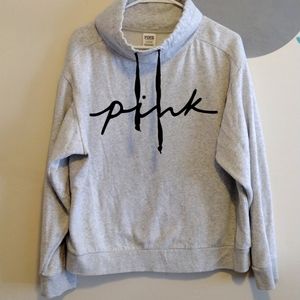 Pink, Large grey hoodie